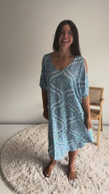 Cold Shoulder Dress In Nexos