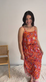 Byron Maxi Dress In Sangria