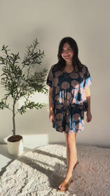 Ultimate Short Beach Dress In Blue Tea