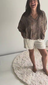Short Kaftan in Uluru Earth