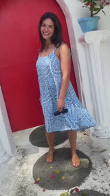 Short Swing Dress In Nexos