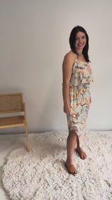 Byron Maxi Dress In Olive Paradise