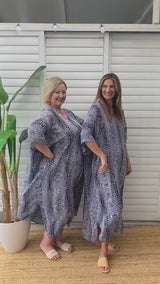 Long Kaftan In Uluru Navy