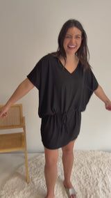 Ultimate Short Beach Dress In Black