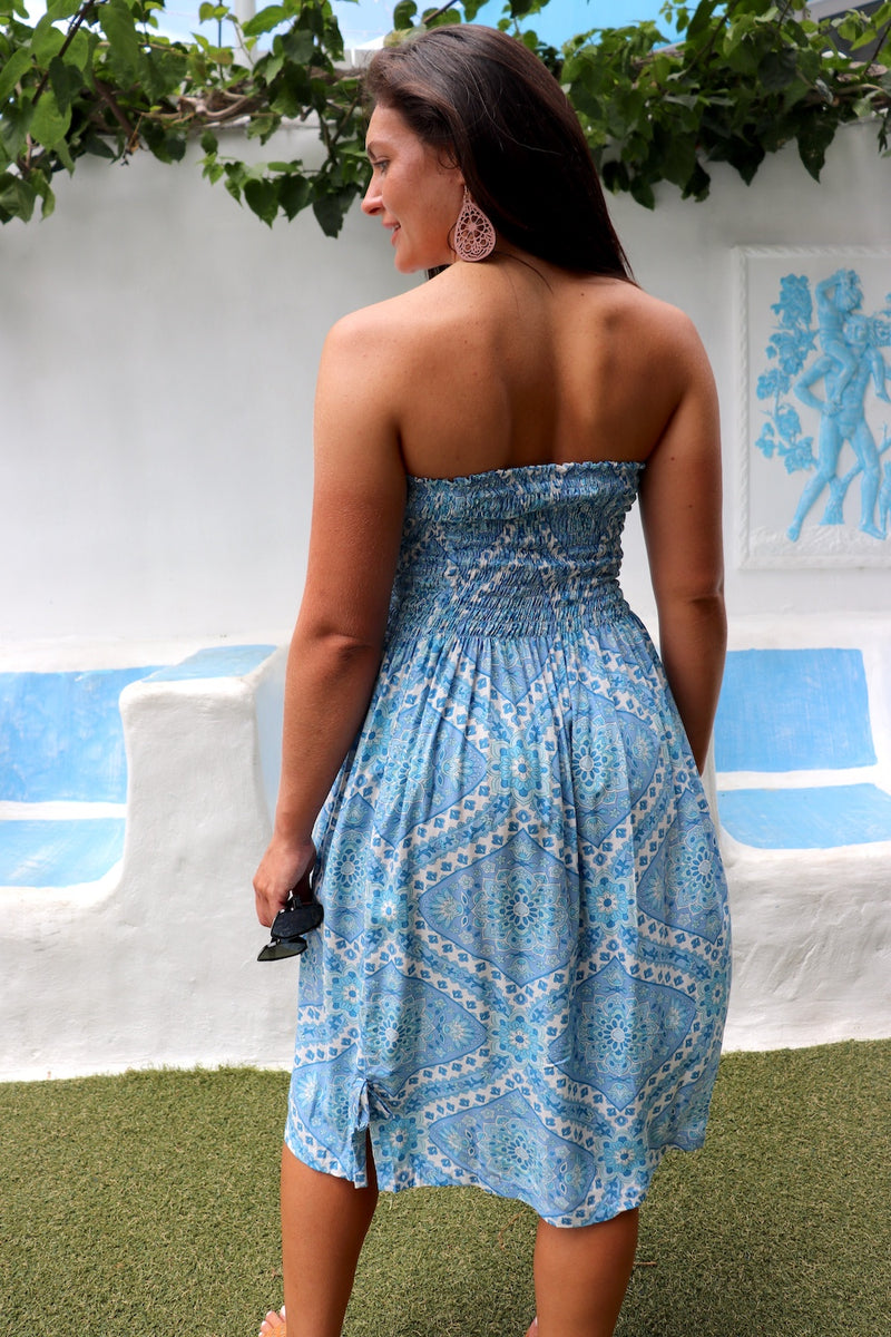 Strapless Beach Dress/Skirt in Nexos