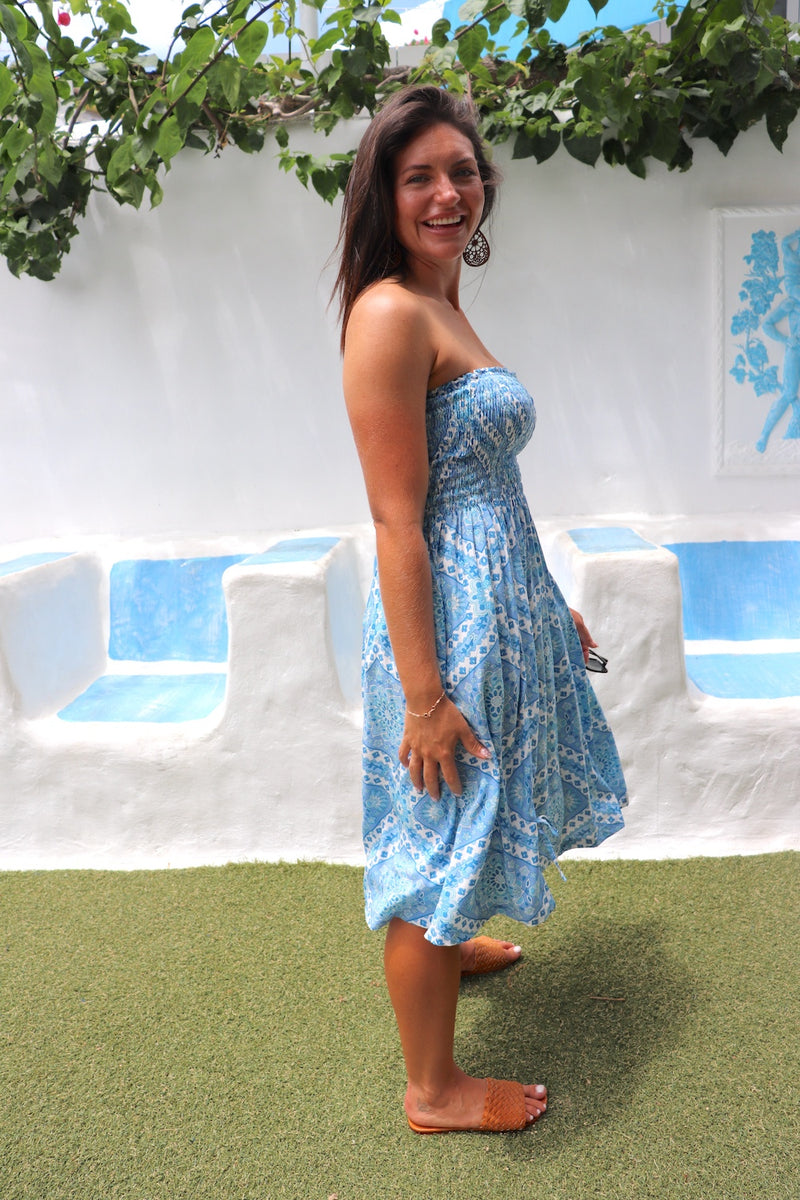 Strapless Beach Dress/Skirt in Nexos