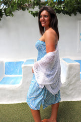 Travel Cardi in Eggshell White