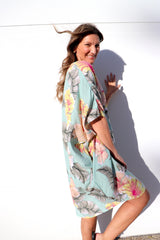 Tropicana Short Dress In Hibiscus