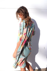 Tropicana Short Dress In Hibiscus