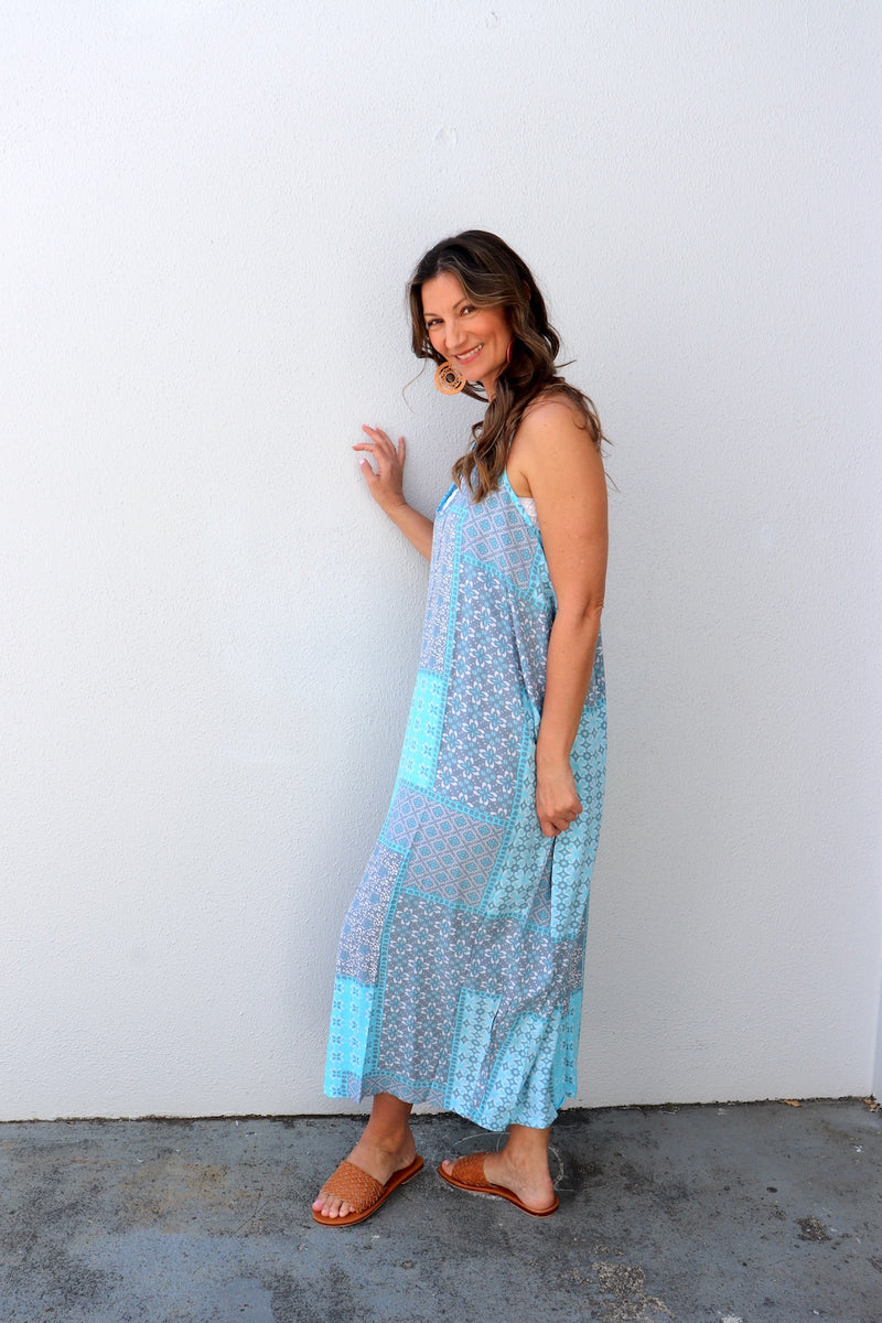 Whitehaven Maxi In Blue Patch