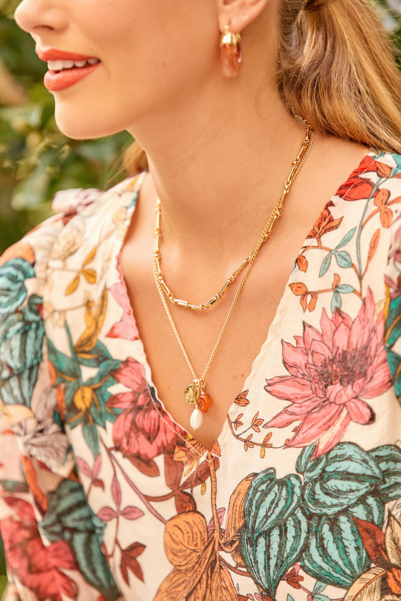 Vintage outlet layered necklace