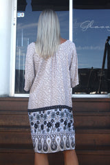 Getaway Dress Taupe Fern