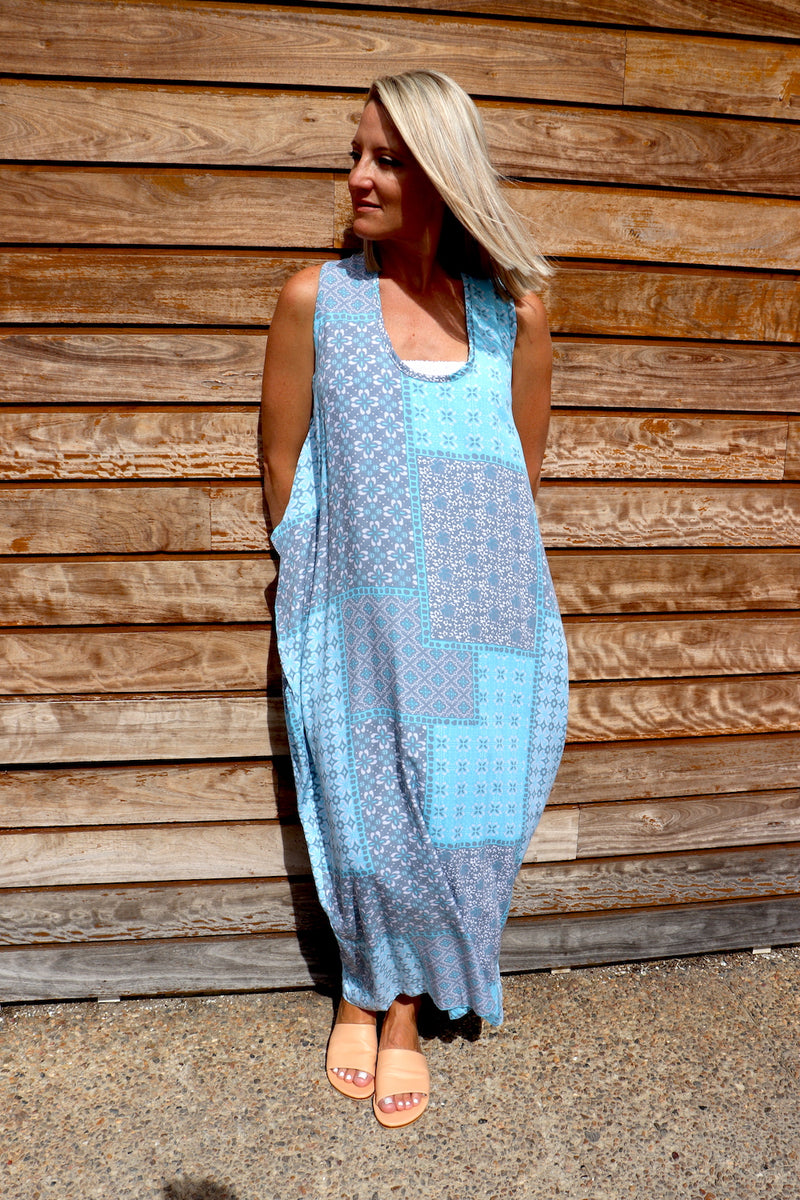 Whitehaven Maxi In Blue Patch