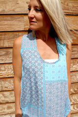 Whitehaven Maxi In Blue Patch