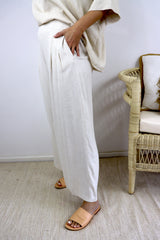 Jasmine Linen Pant in Natural