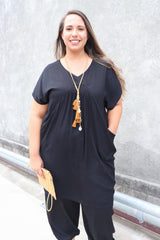 The Hamilton Short Dress In Black
