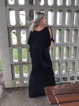 Mai Tai Long Dress In Black