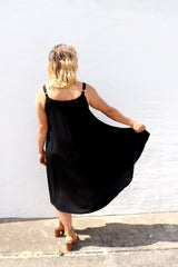 Short Swing Dress In Black