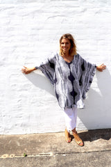 Set Free Batwing Top/Dress In Heartbeat Charcoal