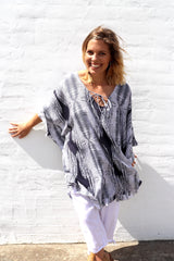 Set Free Batwing Top/Dress In Heartbeat Charcoal