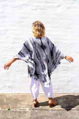 Set Free Batwing Top/Dress In Heartbeat Charcoal