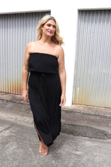 Daytripper Tube Maxi Dress In Black