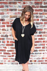 The Hamilton Short Dress In Black