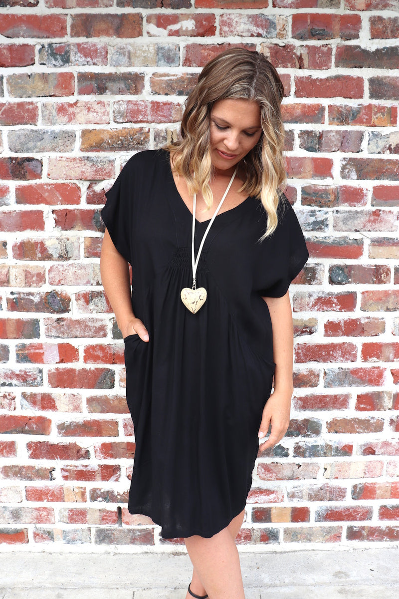 The Hamilton Short Dress In Black