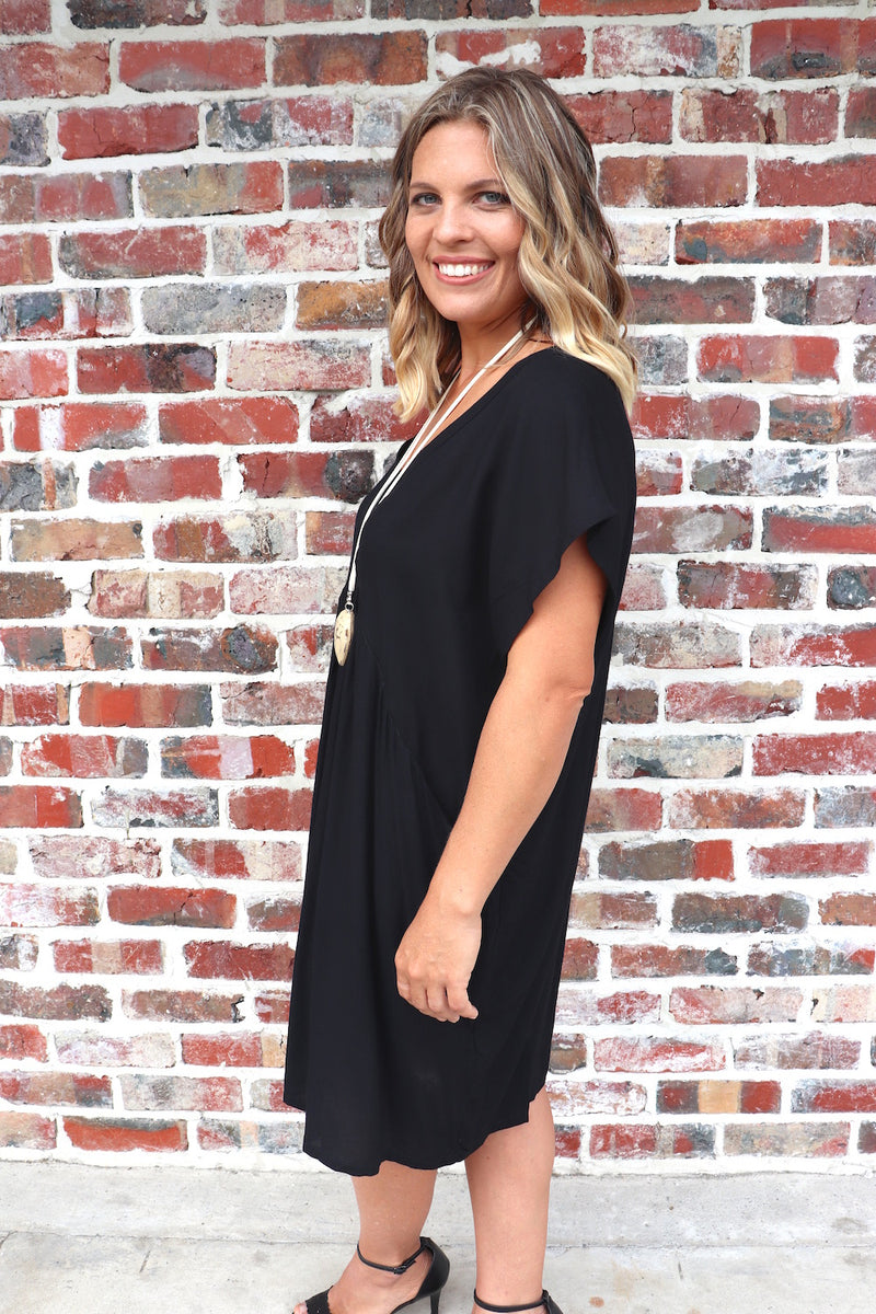 The Hamilton Short Dress In Black