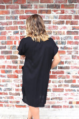 The Hamilton Short Dress In Black