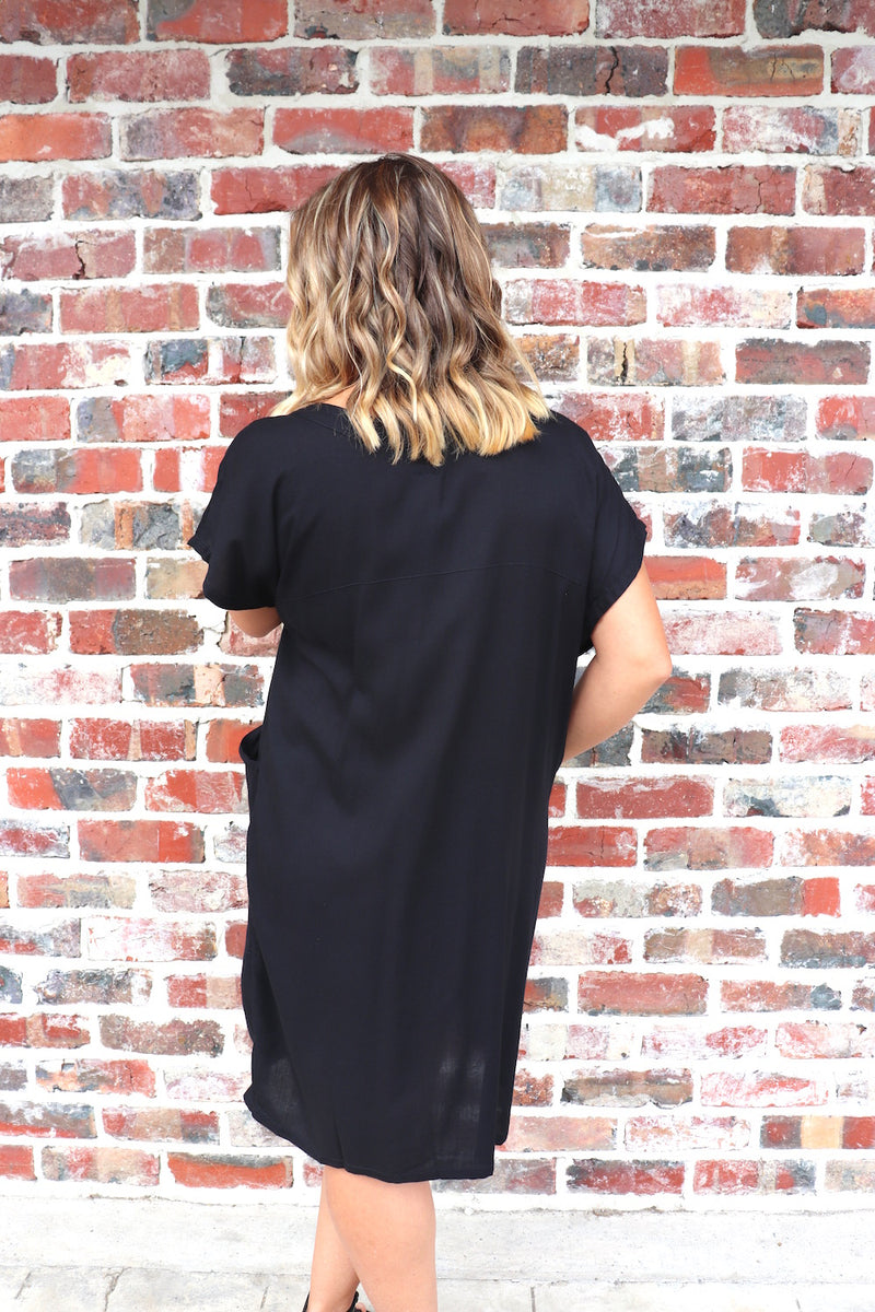 The Hamilton Short Dress In Black