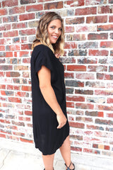 The Hamilton Short Dress In Black
