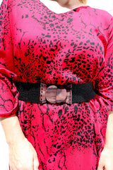 Beaded Belt In Black