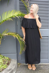 Love The Frill Maxi In Black