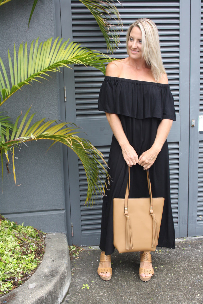 Love The Frill Maxi In Black