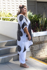 White Bling Kimono