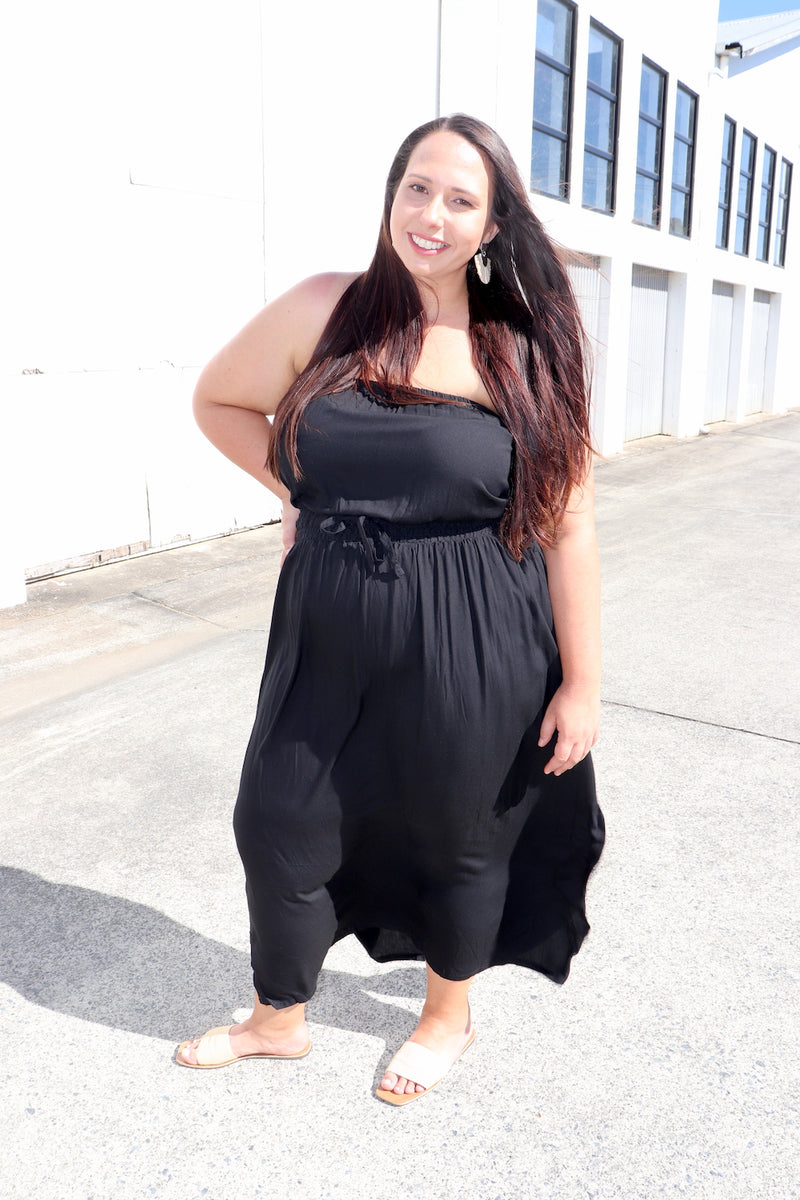 Daytripper Tube Maxi Dress In Black